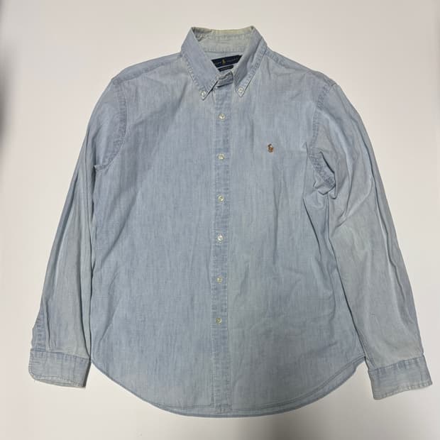폴로 랄프로렌 연청 샴브레이 데님 셔츠 XL