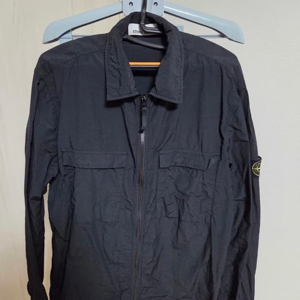 스톤아일랜드 블랙 오버셔츠 105