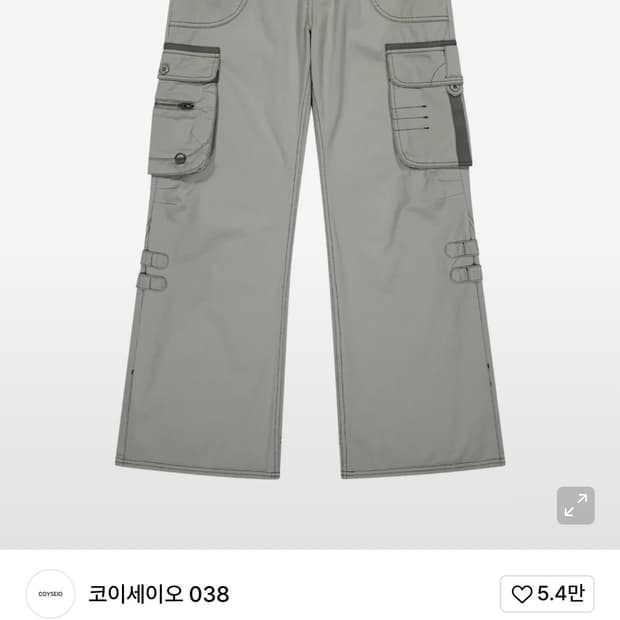 코이세이오 빅포켓 카고팬츠