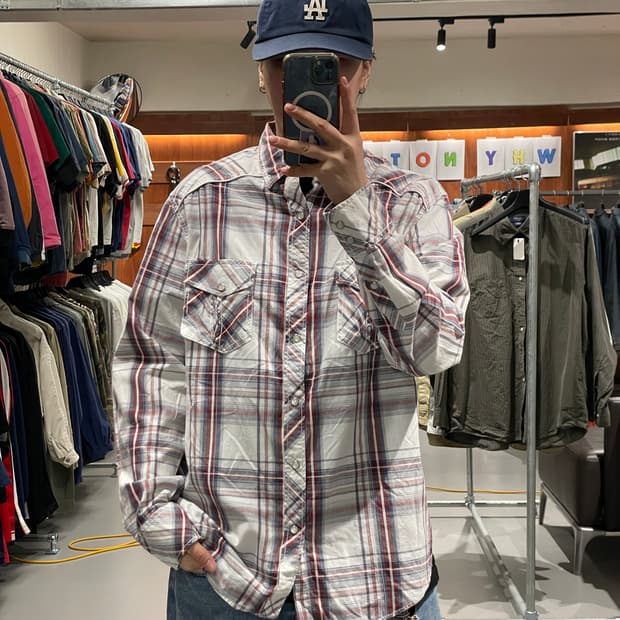 빈티지 웨스턴 셔츠  