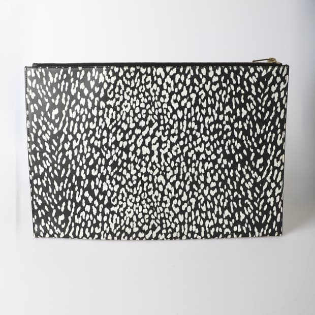 OS / Saint Laurent 생로랑 레오파드 레더 