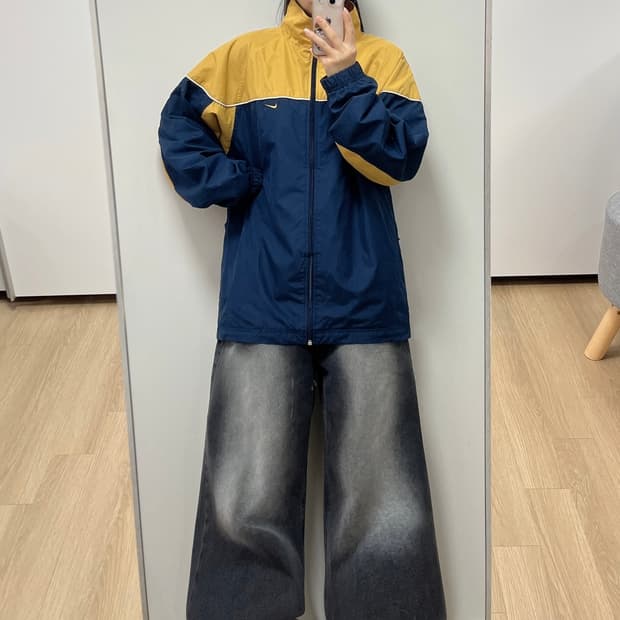 나이키 90s 올드스쿨 나이키 윈드브레이커 자켓