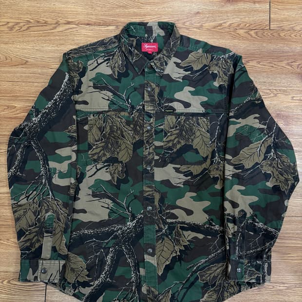 22fw 슈프림 우드랜드 리얼트리 셔츠