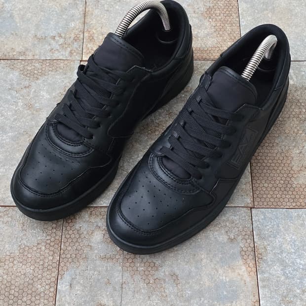 (265)엠포리오 아르마니 블랙 레더