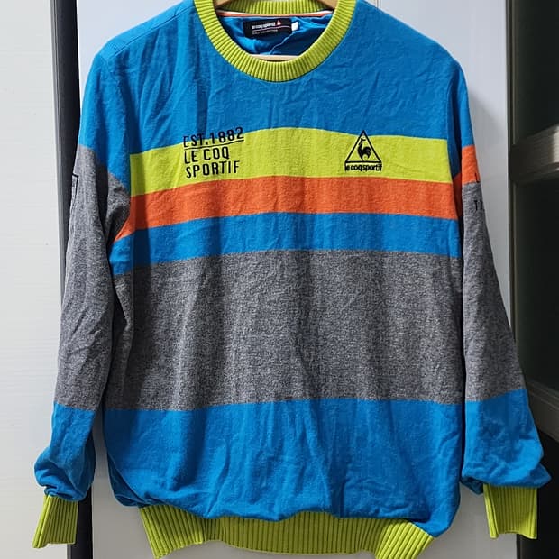 르꼬끄 골프 스트라이프 니트 105