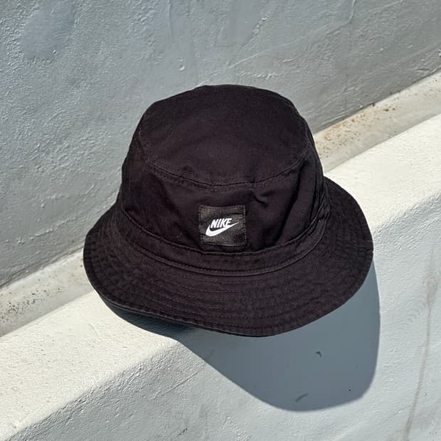 [L-XL] 나이키 로고 블랙 버킷햇 모자