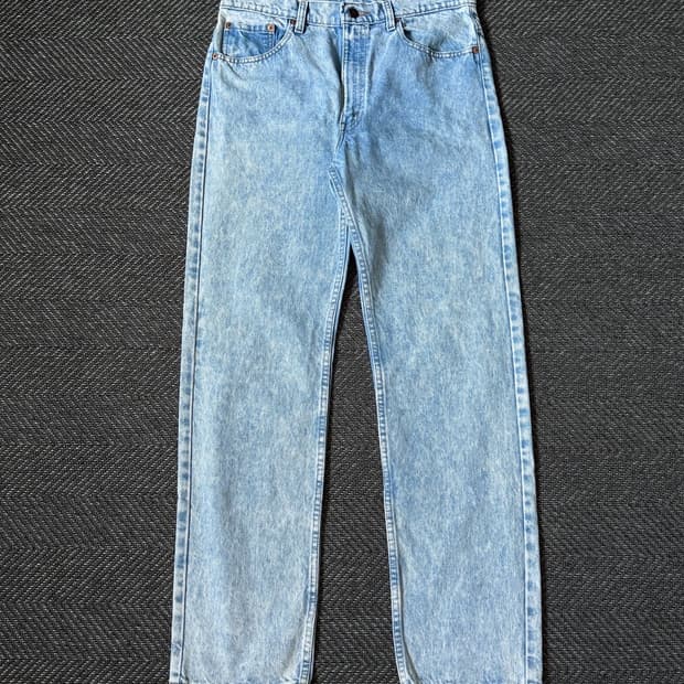 (32) 80s USA 리바이스 505 빈티지 데님팬츠