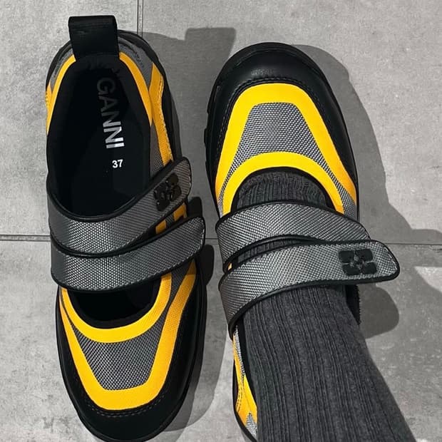 가니x비브람 메리제인 스니커즈 오렌지