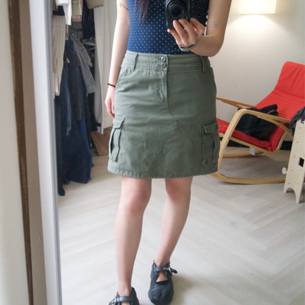 [THEORIA] cargo skirt