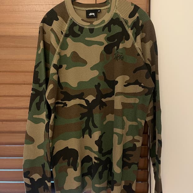 스투시 카모와플 M