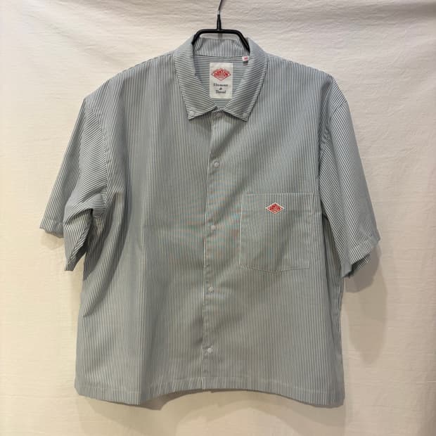 DANTON 단톤 스트라이프 반팔 셔츠