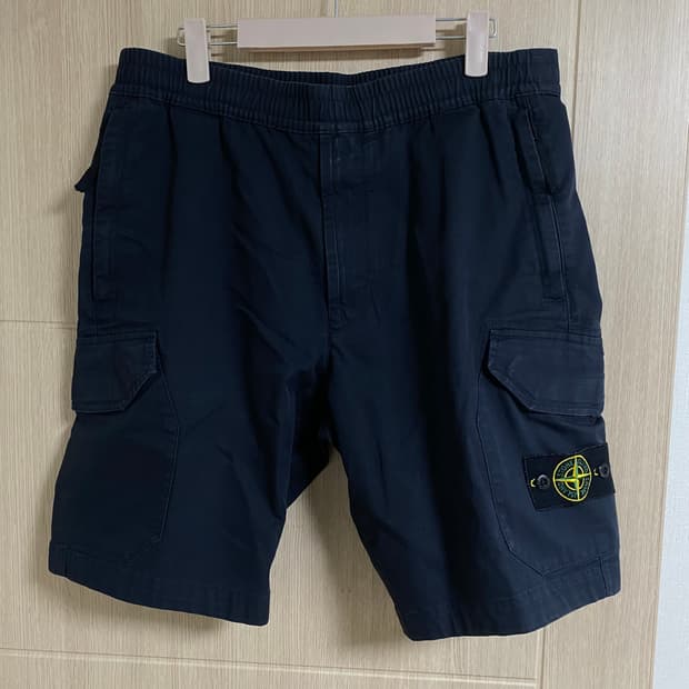 스톤아일랜드 카고반바지 네이비 32