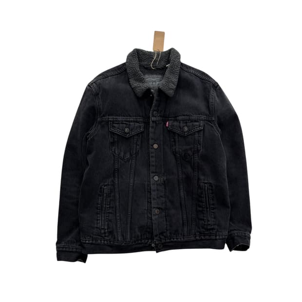 [103] 리바이스 블랙 셰르파 데님 자켓