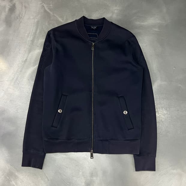 아르마니 진스 백로고 스타디움 자켓 y15768 