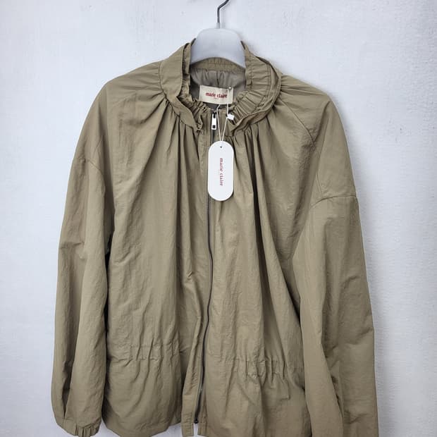 마리끌레르 베이지 셔링 여성 자켓 XL 88-99 새제품