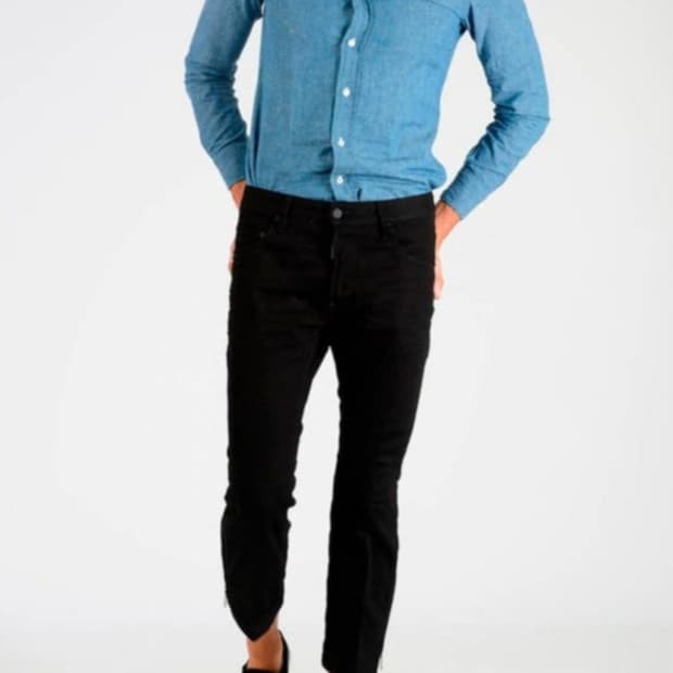 디스퀘어드2 바이커 스키니진 데님 팬츠지퍼슬립 48