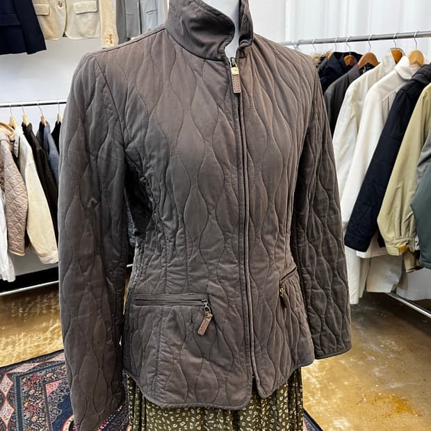 헨리 코튼 퀼팅 자켓