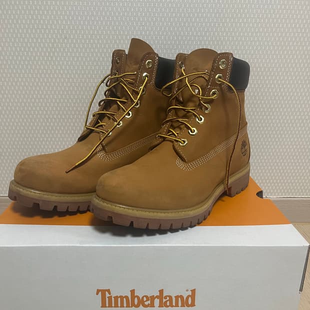 팀버랜드 6인치 프리미엄 옐로 워터프루프 워커부츠