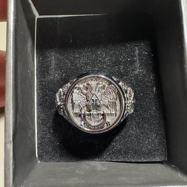 32nd degree scottish masonic ring 국내 24호