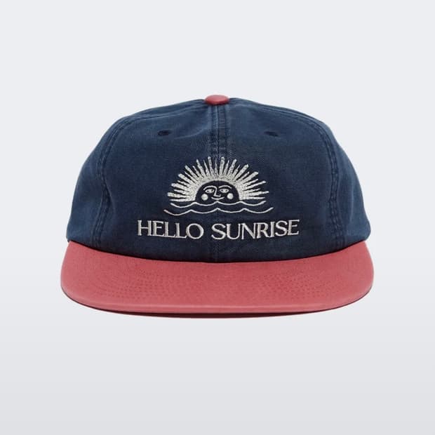 헬로 선라이즈 투톤 로고 캡