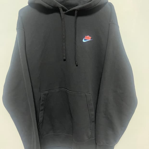나이키 블랙 후드티