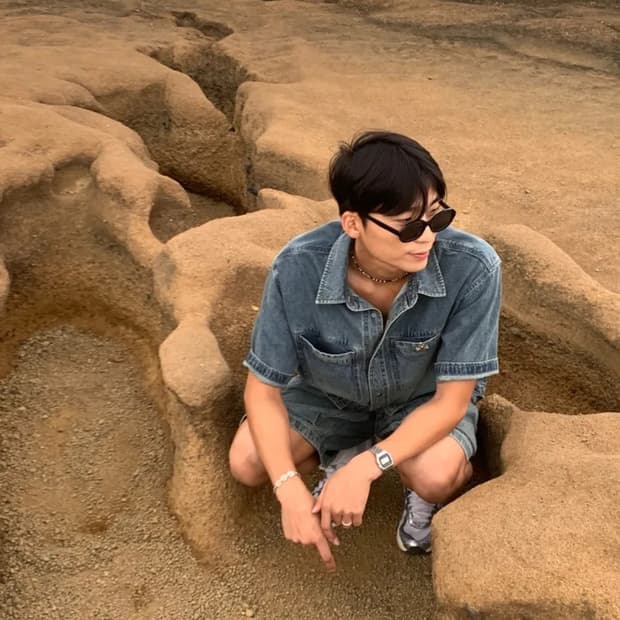 일꼬르소 데님 셔츠