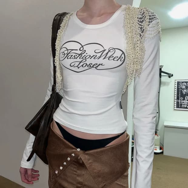 스컬프터 Star Band Tee White