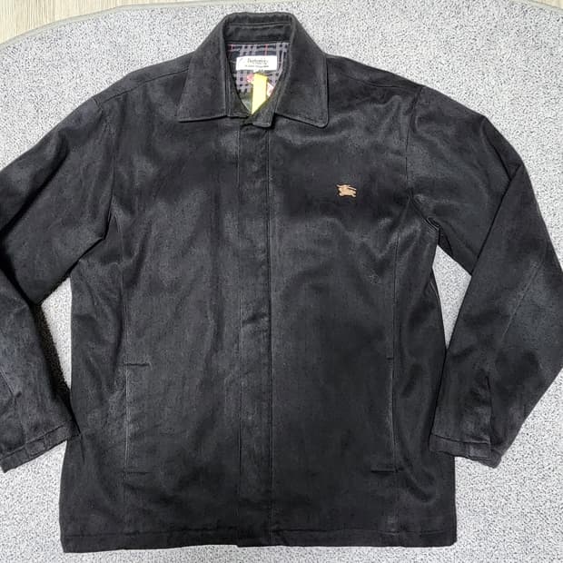 버버리 블랙 스웨이드 자켓 105