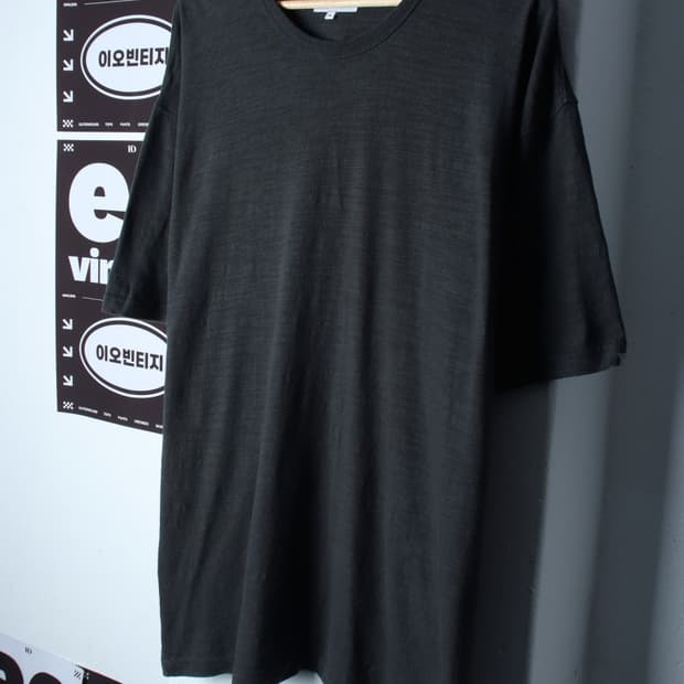 (XL-2XL) 에스피오나지 반팔 티셔츠 빅사이즈 무지-H35086