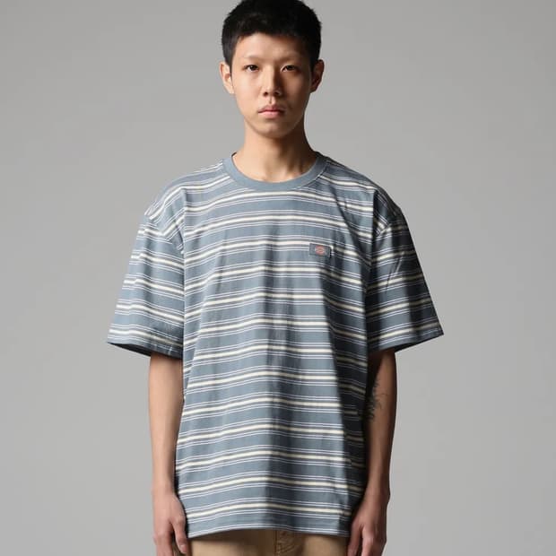 디키즈 루이스타운 스트라이프 티셔츠 Stormy Weather