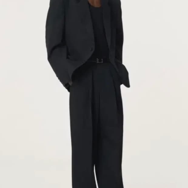 렉토 25fw 스트럭처 울 블레이저 블랙 L