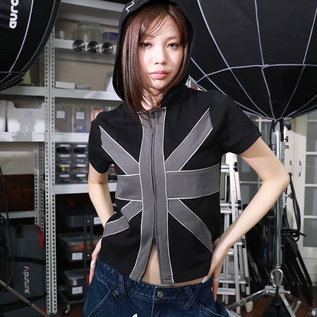 NYXX 패치 후디 CROSS PATCH HOODIE BLACK