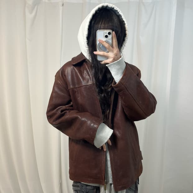 Yves Saint Laurent 90’s Leather Bomber