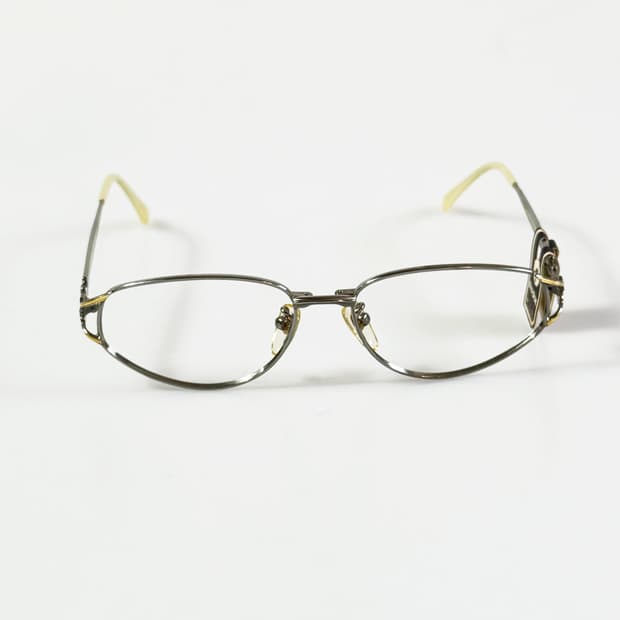90s REDOX 슬림 오벌 메탈 프레임 빈티지 안경