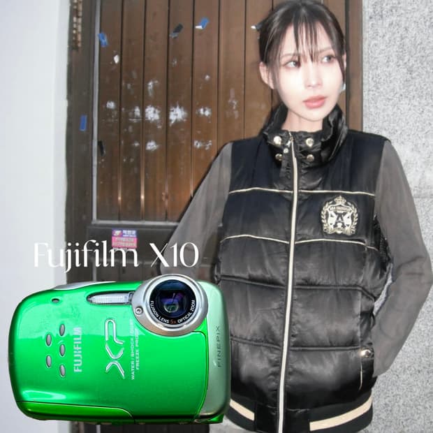 그린 후지필름 파인픽스 XP10 카메라 디카