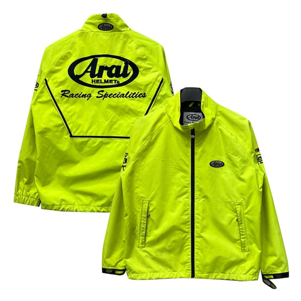 Arai 아라이 헬멧 형광 바람막이 라이더 자켓 S