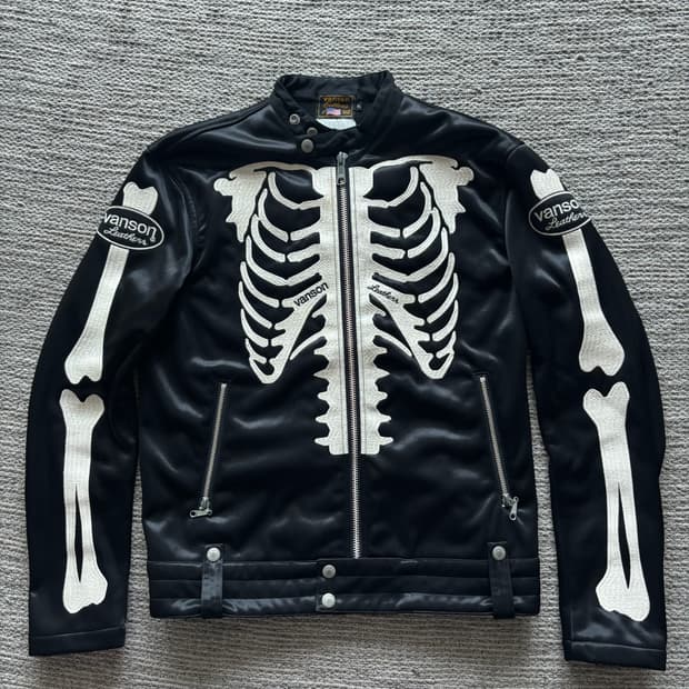 밴슨 본 라이더 자켓 XL