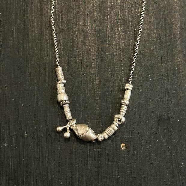 Musta karensilver mix Necklace