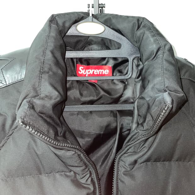 슈프림 슬리브 스타다운 패딩 23fw