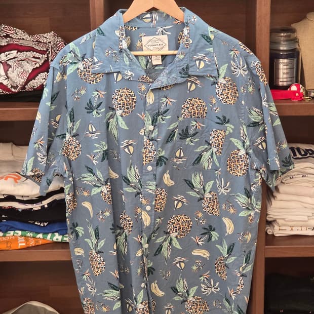 🍍 St. John's Bay Hawaiian Shirt XL