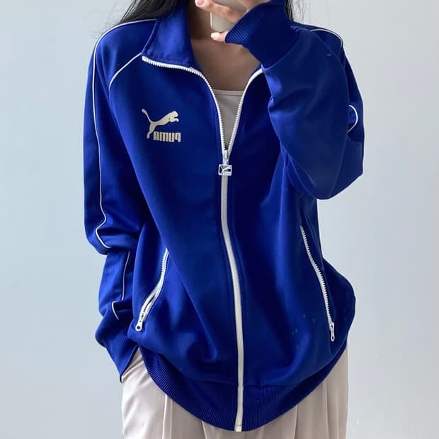 퓨마 맨투맨 집업