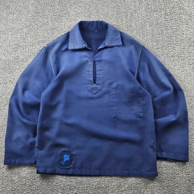 BEAU-FORT 프렌치 피셔맨 스모크 셔츠 (M추정) / 7589