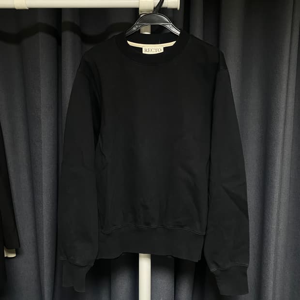 렉토 로고패치 맨투맨 M