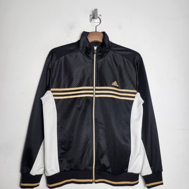 아디다스 빈티지 골드 라인 트랙탑 져지