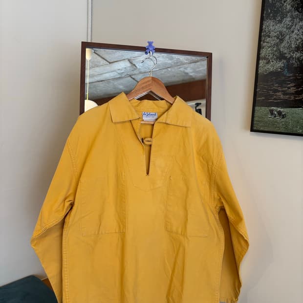 르 라지크 LE CHAZIK 옐로우 셔츠