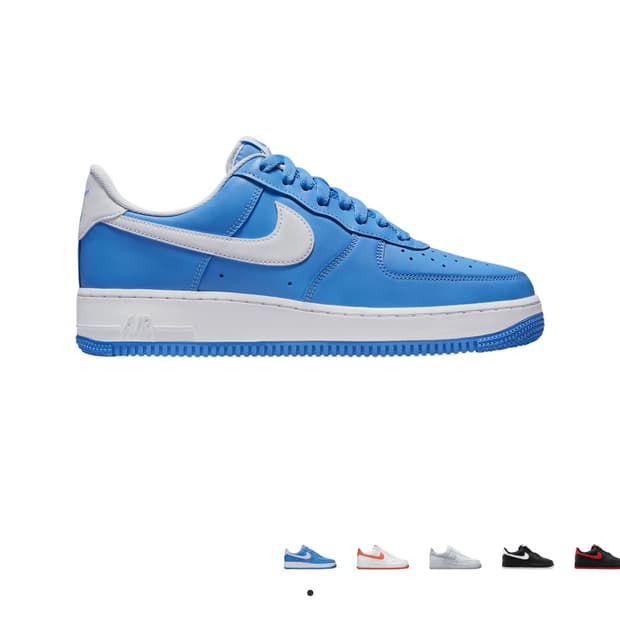 나이키 에어포스 1 07 로우 유니버시티 블루 280사이즈