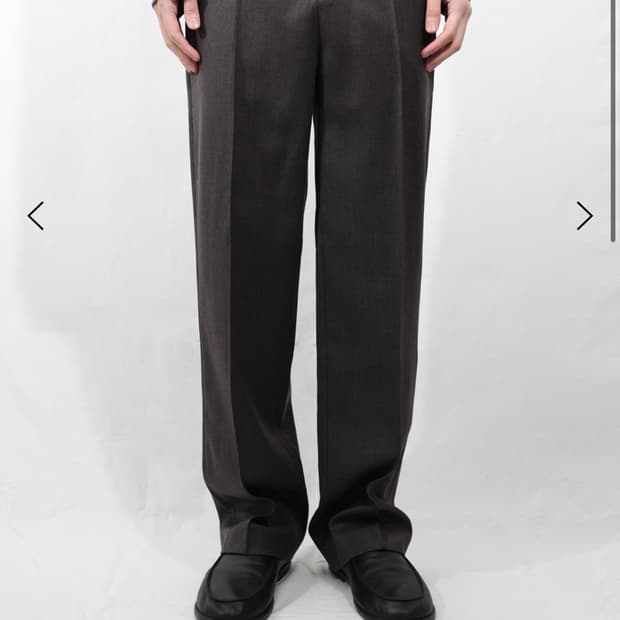 Les Stitch crease trouser (port)