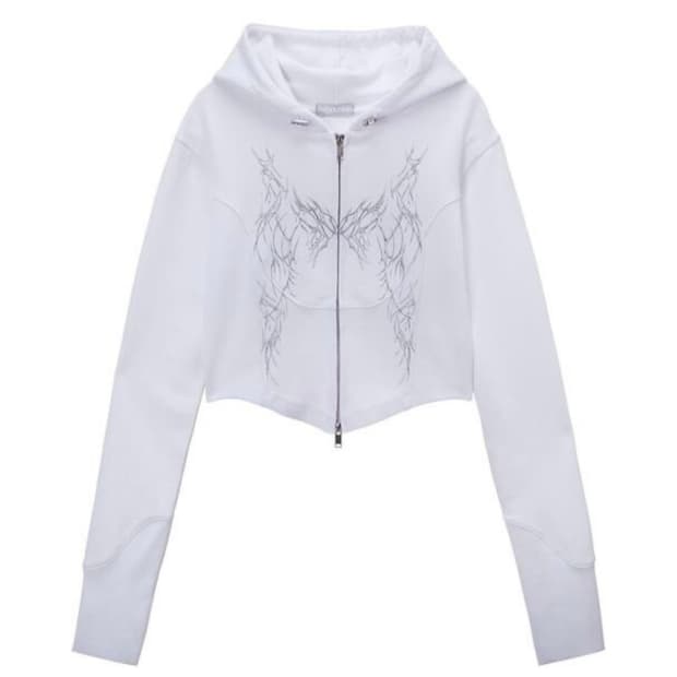허그유어스킨 slim hoodie zip-up 후드집업