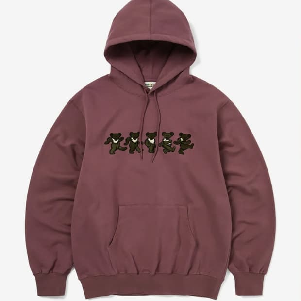 TNT GD Dancing bears hoodie fuchsia