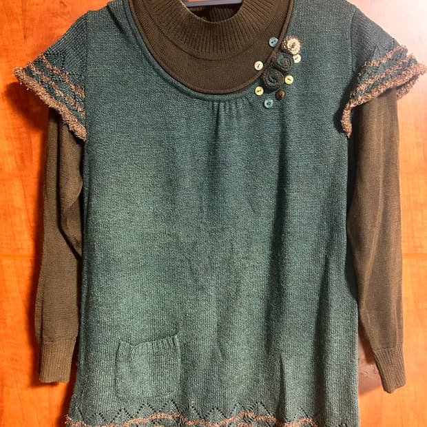 하구미 모리걸 아오이유우 말차 초코 롱슬리브 